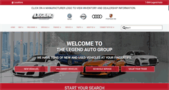 Desktop Screenshot of legendautogroup.com